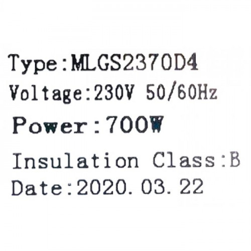 Мотор пылесоса моющий 700W, H=117mm, D=108mm