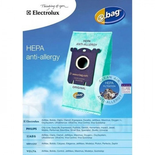 Мешок для пыли E206 4XS - BAG HEPA ANTI - ALLERGY