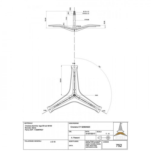 Крестовина барабана для стиральной машине (Drum shaft assy) Candy 49003266