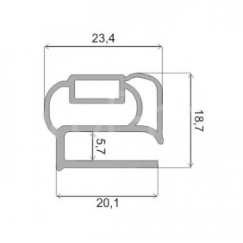 Уплотнитель холодильника 550x760мм Профиль Р2