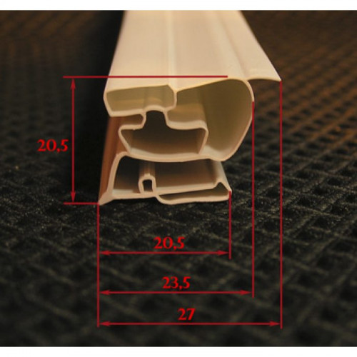 Уплотнитель 1110 * 650 мм для холодильника Daewoo Вид профиля СТ