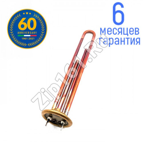 Тэн Unival Premium (Италия) RF-64мм под анод М4, медь, 1300w, 220v водонагревателя Thermex