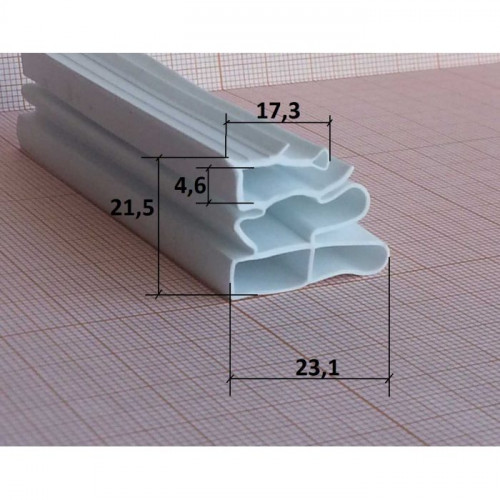 Уплотнитель двери холодильника Позис (560 х 740 мм) Профиль ПС
